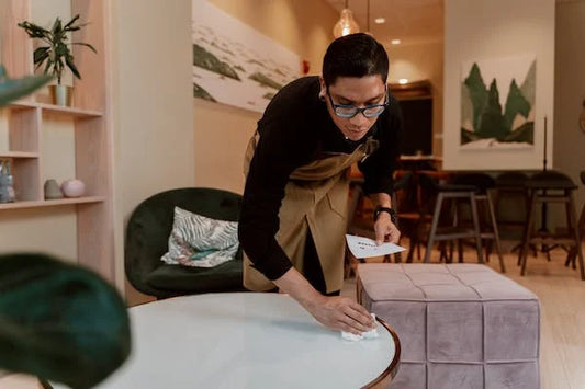 Say Goodbye to Messes with Our White Sheeting Eco-Friendly Cleaning Rags!