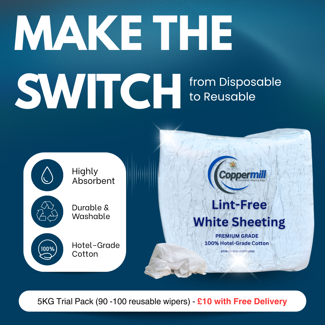 TRIAL PACK - Lint-Free White Sheeting (5kg) - FREE DELIVERY WITH CODE