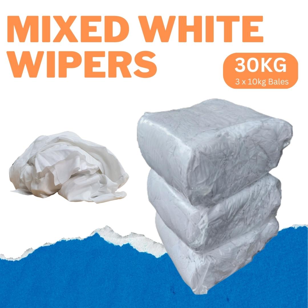 Triple Pack - 3 x 10kg Bales of Mixed White