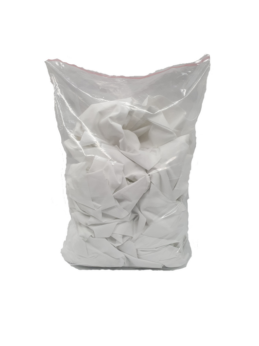 1kg White Sheeting Cleaning Rags Bag