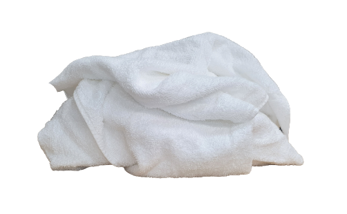 Flannels (White Terry Towelling) (8kg)